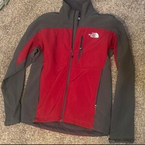 The North Face Men’s Red and Black hard shell Jacket